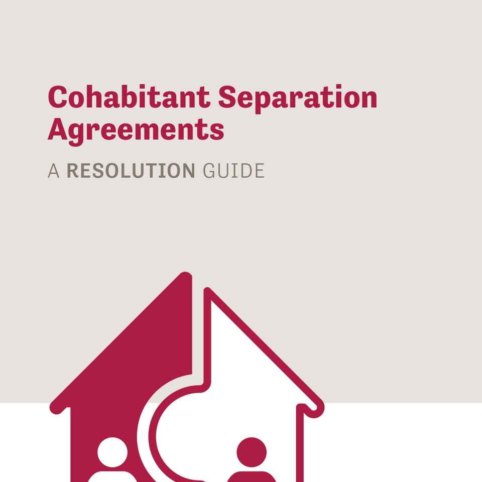 Cohabitant Separation Agreement (online) | | Resolution